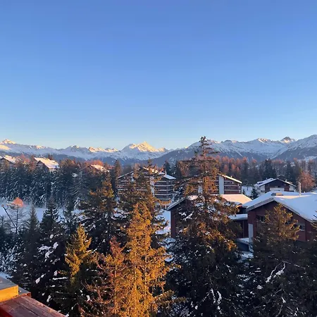 Cosy Rooftop Downtown With Stunning View And Swimming Pool Crans-Montana