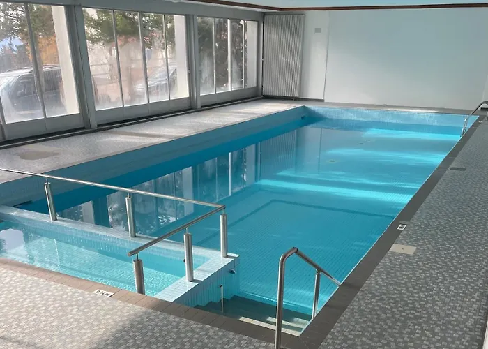 Lägenhet Cosy Rooftop Downtown With Stunning View And Swimming Pool Crans-Montana